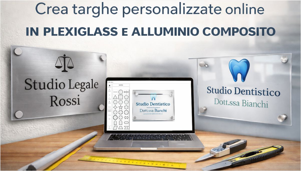 Come creare targhe personalizzate online