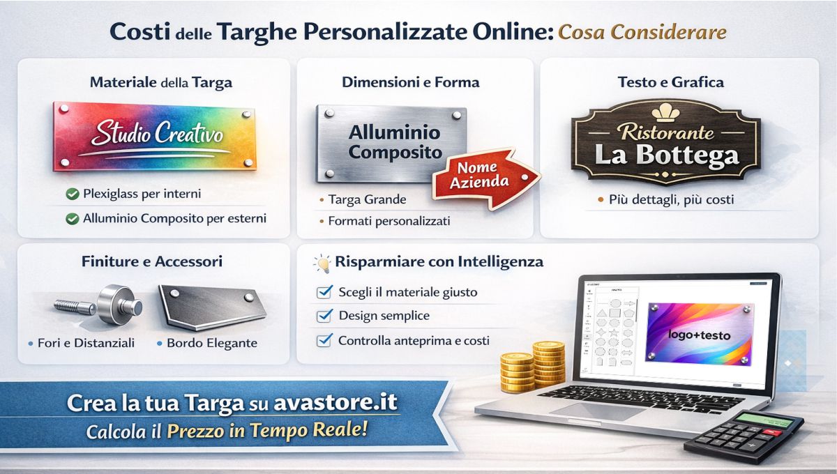 Prezzi delle targhe personalizzate