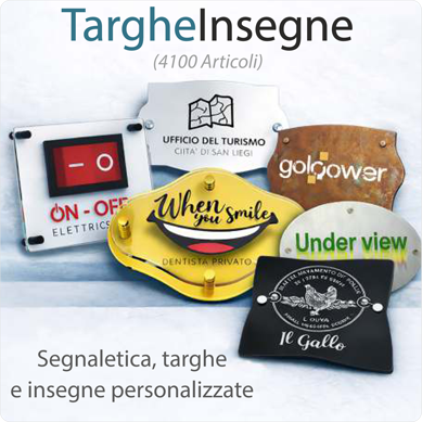 Linea TargheInsegne